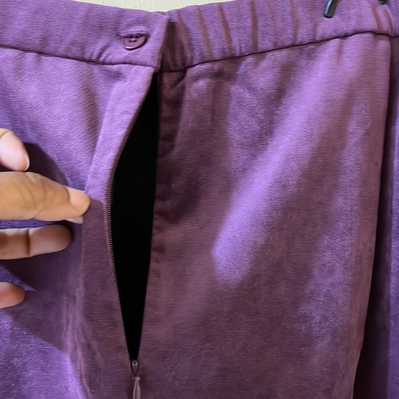 NWOT Mark Zunino sequin and faux suede skirt - Picture 4 of 9